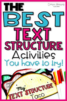 the best text structure activities you have to try