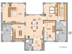 the floor plan for an apartment with two bedroom and one bathroom, including a separate living room