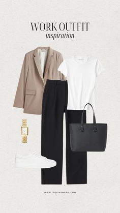 Work Outfits Office, Erika Marie, Business Casual Neutral, Summer Work Outfits Office, Smart Casual Work, Work Outfit Inspiration, Work Outfit Ideas