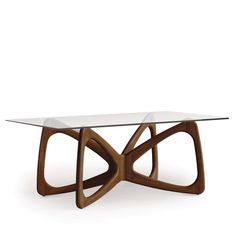 Copeland Butterfly Glass Top Dining Table Natural Inspiration, Butterfly Table, Meditation Decor, Room Divider Walls, Glass Top Dining Table, Solid Coffee Table, Dining Room Seating, Luxury Table, American Black Walnut