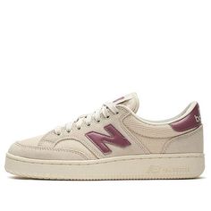 The New Balance Pro Court Beige is the perfect combination of classic comfort and modern style. This women's vintage leather sneaker is designed with a sleek silhouette that provides a soft and comfortable feel with every step. The timeless design is inspired by a classic style with a fashionable touch. Perfect for any activity, the Pro Court Beige is the perfect choice for any fashionista. The creamy colorway adds a subtle yet stylish touch to any outfit. With its plastic sole, this sneaker is New Balance Pro Court, Interesting Shoes, Adidas Sl 72, Adidas Outfit Shoes, Nike Air Max 98, Ootd Inspo, Abstract Graphic, Cute Nikes, New Balance Sneakers