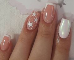 Ballerina Nails Designs, Kids Nail Designs, Horror Nails, Simple Gel Nails, Work Nails, Christmas Nails Acrylic, Nail Art Wedding, Ballerina Nails, Short Acrylic Nails Designs