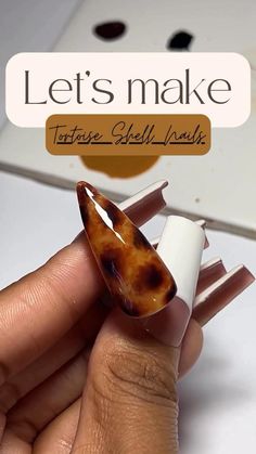 Nail Art Tortoise Shell, How To Do Tortoiseshell Nails, Easy Tortoise Shell Nails, How To Do Tortoise Nails, Tortoise Nail Tutorial, Tortoise Shell Gel Nails, Tortoise Shell Nail Tutorial, Turtle Shell Nails Tutorial, Tortice Shell Nails