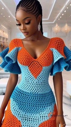 Crochet Halter Top Pattern, Crochet Blouses, Halter Top Pattern, Dress Crochet