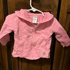 Nwot. Wrinkly From Sitting. Size 6 Months Kids Carhartt, Carhartt Jackets, Lightweight Jacket, Kids Jacket, 6 Months, Kids Shop, Jackets & Coats, Size 6, Pink