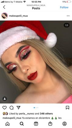 Makijaż Smokey Eye, Make Up Inspo, Christmas Makeup, Cut Crease, Makeup Trends