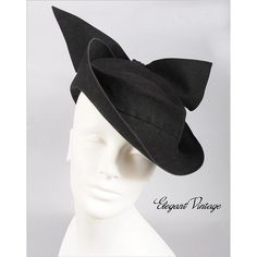 1940’s Hats, 1940s Hats, 1940's Fashion, Fashion 1940s, Mannequin Head, Fancy Hats, Photo Charms