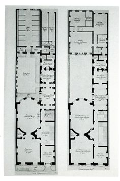 two drawings of the same floor plan