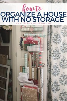 an organized closet with no storage is shown in this post - it - yourself photo