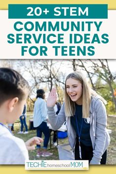 20+ STEM Community Service Ideas for High Schoolers Community Service Ideas High School, Community Service Ideas, Stem Classes