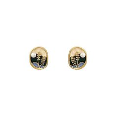 Item Type: Earrings Gender: Women Style: Retro, Casual Height: 2 cm/ 0.79 " Length: 1 cm/ 0.39 " Single Enamel Drop Earring, Black Enamel Earrings For Gift, Round Enamel Earrings, Gold Pearl Earrings, Hooded Dress, Vest Shirt, Spring Summer Dress, Down Coat, Plaid Dress