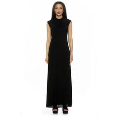 This women's Nalani Mockneck Maxi Dress from ALEXIA ADMOR is a must have for your wardrobe.Click on this WOMEN'S GUIDE to find the perfect fit and more! This women's Nalani Mockneck Maxi Dress from ALEXIA ADMOR is a must have for your wardrobe. Click on this WOMEN'S GUIDE to find the perfect fit and more! FEATURES Mockneck Cap sleeves No pockets Fully linedFIT & SIZING 59-in. length from shoulder to hem Hook-and-eye and zipper closure Maxi length hits at the ankle Fit is True to Size Sheath silh Alexia Admor, Black Maxi, Black Maxi Dress, Dress Clothes For Women, Polyester Spandex, Mock Neck, Gender Female, Cap Sleeves, Plus Size Outfits