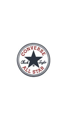 converse all star logo on a white background