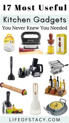 Blogger Stacy, with Life of Stacy, has compiled a list of the most useful kitchen gadgets that you probably haven’t ever seen before.  These are the gadgets that Stacy uses in her kitchen every day.  Be sure to read to the end where she also shares a few gadgets that she doesn’t recommend. Must Have Gadgets