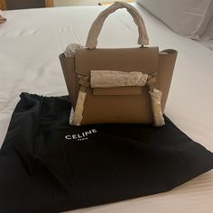 Brand New. Someone Brought This Back For Me From Paris But I Don’t Need It And Cannot Return In The Us. Crossbody Taupe Celine Belt, Celine Belt Bag, Celine Bags, Belt Bag, Mini Bag, Bag Lady, Bring It On, Paris, Brand New