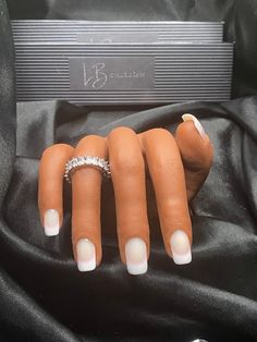 High quality Handmade Premium Nails. Every set of press-on nails can be filed to your desired fit and can easily be reapplied for multiple uses.  Your set includes 20 nails of 10 different sizes, ensuring that they will fit any size fingernail. The application process is easy and can be done in minutes.  ‼️ALL SETS ARE ONE SIZE FITS ALL. They will fit‼️ ✔️natural look, durable  ✔️high quality materials ✔️ultra smooth finish. What's Inside Your Manicure Set: -20 Press-on Nails in 10 Sizes -Cuticle Pusher -Alcohol Wipes (2) -Mini Nail File -Mini Nail Buffer -Nail Glue Tabs -Nail glue Shape: square Nail Buffer, Cuticle Pusher, Manicure Set, Nail Glue, Natural Look, Nail File, Glue On Nails, Makeup Cosmetics, Press On Nails