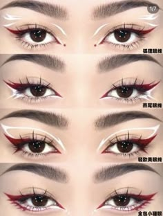 Red And White Eyeliner, Natural Archetype, Halloween Costumes Celebrities, Otona Kawaii, Enhypen Concert Outfit, Celebrities Halloween, Maquillage Harry Potter, Rainbow Witch, Enhypen Concert