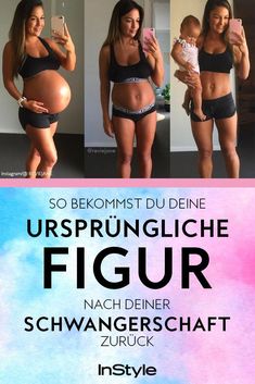 After Baby Body: Abnehmen nach der Schwangerschaft ist gar nicht so einfach. Diese 5 Frauen verraten dir aber wie es funktioniert und wie du deine überflüssigen Schwangerschaftspfunde schnell wieder los wirst! #instyle #instylegermany #schwangerschaft #afterbabybody #abnehmen #body #babybody #baby After Baby Workout, Challenge Workout, Body After Baby, Weight Los, Keto Guru, After Baby, Baby Body