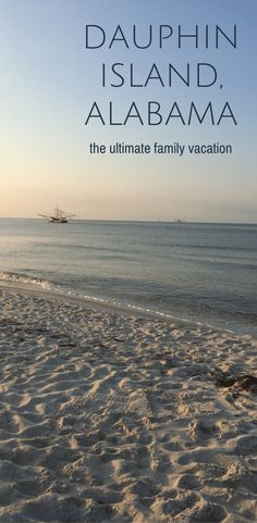 the front cover of a book with an image of a boat in the water and sand