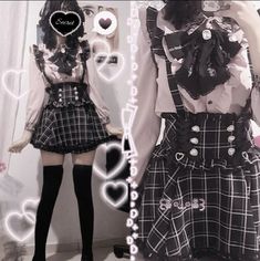 #地雷系 #jiraikei Kei Outfits, Girly Kei, Creepy Cute Fashion, Estilo Harajuku, Dream Style, Oui Oui