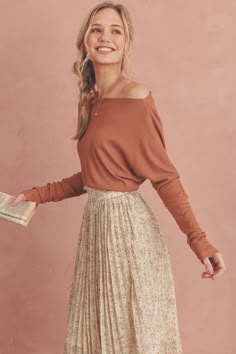 Pumpkin Spice Top Youth Clothing, Romantic Outfit, Golden Heart, Feminine Outfit, Heart Locket, Tea Dress, Large Bust, Style Outfits