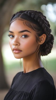 Why Choose Jumbo Boho Knotless Braids with Faux Locs Elegant Hairstyles For Women, Faces Looking Up, Woman Reference Photo, Braid Out On Blown Out Hair, Hair Texture Model, Unique Hairstyles For Black Women, Braid Curly Hair, Boho Knotless, Women Portraits