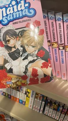 manga, anime, shoujo anime, usui, maid sama Manga Book Cover, Room Inspo Kpop, Manga Haul, Shojo Aesthetic, Shojo Girl, Maid Sama Manga, Love Chunibyo And Other Delusions, Anime Bedroom Ideas, Manga Shelf