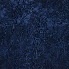 Navy Crushed Velvet Flocking Fabric - Fashion Fabrics LLC Blue Upholstery Fabric, Large Headboard, Sewing Chair, Fabric Empire, Elegant Texture, Crushed Velvet Fabric, Bench Covers, Animals Toys, Color Crush