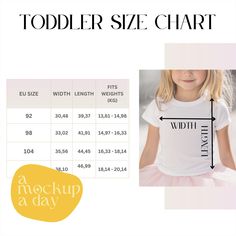 3001 kids sizing | 3001 size chart | 3001t size char | bella and canvas | bella canvas |bella canvas 3001t | bella canvas size | kid shirt size guide | kids size chart |size chart | size chart bella |size chart mockup | toddler size chart | Imperial Metric Width Weigth | Modern minimalist size chart | Toddler girl EU size chart with weight Please read this before purchasing. PLEASE NOTE: 1. THIS IS A DIGITAL DOWNLOAD. NO PHYSICAL PRODUCT WILL BE SHIPPED TO YOU. You will receive no email. You wil Toddler Size Chart, Size Chart For Kids, Editing Tools, Single Image, Professional Photographer, Bella Canvas, Canvas Size, Beautiful Images, Kids Shirts