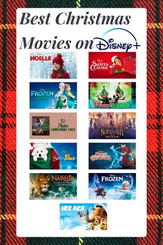 the best christmas movies on disney + dvd's for kids and grown - ups