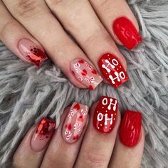 Christmas Press On Nails, Nails Aesthetic, Christmas Party Outfit, Nails Square, Simple Summer, Nails Blue