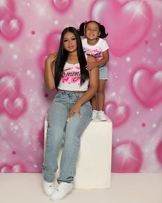 Family Valentines Pictures, Mommy Pictures, Mommy Daughter Photography, 2000s Photoshoot, Mommy Daughter Pictures, Mommy Daughter Photos