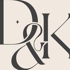 the letters d and k are black and white