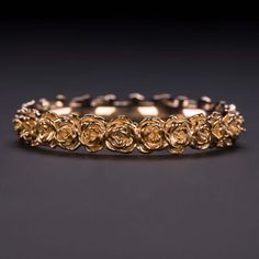 This beautiful and unique botanical stacking band features roses intricately rendered in 14k rose gold. Inspired by the boundless and surprising beauty of the natural world, these romantic beauties are gorgeous on their own or in a stack! The blushing warm of the rose gold is a pretty and apropos tribute to the flowers Botanical Engagement Ring, Rose Wedding Band, Rose Wedding Rings, Flower Wedding Band, Rose Gold Flower Ring, Floral Wedding Ring, Floral Wedding Bands, Botanical Ring, Pave Wedding Bands