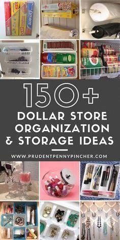 the top ten dollar store organization and storage ideas