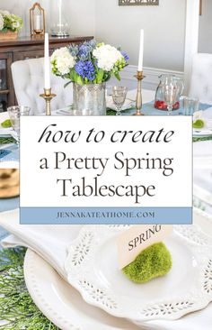 Set the scene for spring with spring tablescapes that are as fresh as the season! These ideas for spring table settings are simple yet stunning, perfect for creating pretty spring tablescapes. From flowers to elegant touches, discover spring dining table decor and spring table settings ideas you'll love.