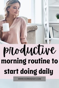 Morning Routines List, Morning Routine Ideas, Productive Morning Routine, Skipping Breakfast, Routine Ideas, Productive Habits, Productive Morning, Habits Of Successful People, Morning Habits