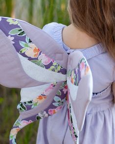 Fairy Wings Sewing Pattern, Diy Fabric Fairy Wings, Fairy Wing Pattern, Wings Sewing Pattern, Diy Fairy Wings, Fairy Wings Costume, Butterfly Wings Pattern, Costume Wings, Cute Sewing Projects