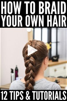 Braid Your Own Hair, Dutch Fishtail, Braid Tutorials, Waterfall Braids, How To Braid, Hair Videos Tutorials