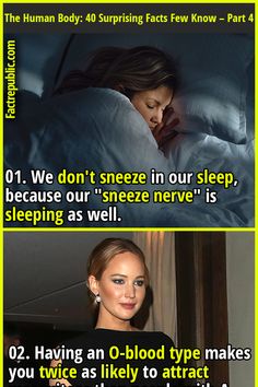 two pictures with the same person sleeping in bed and one showing what they are doing