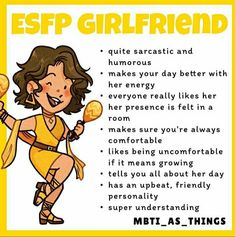 Esfp Personality Type, Esfp Characters, Esfp Personality, Mbti Memes