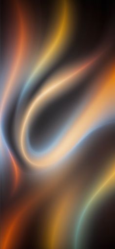 an abstract background with orange, yellow and blue swirls