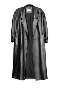 Designed for a long oversized fit, leather open front trench coat Made to stay open. UNISEX STYLE Very retro 80's vibe Measures approx. 125cm or 51" inches in length Classic straight long length with special ruched detail on the shoulder 100% leather Fits TTS Size chart in the pictures for your convenience Care: professional leather clean only Model Measurements Height: 5'8" Bust: 88cm Waist: 67cm Hips: 89cm model is wearing a size SMALL For returns and exchanges, please read terms and condition Gothic Coat, What Is Fashion, Black Leather Coat, Retro Jacket, Leather Jacket Outfits, Oversized Coat, Leather Trench Coat, Goth Outfits, Dream Clothes