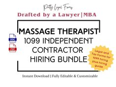 the massage therapy flyer is shown with an image of a woman's head and neck