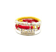 This Beaded Bracelets item by MaggieAndFernDesigns has 30 favorites from Etsy shoppers. Ships from Houston, TX. Listed on Nov 25, 2023 Chiefs Clay Bead Bracelet, Kansas City Chiefs Bracelets, Chiefs Svg Free, Kc Chiefs Svg, Bracelet Diy Ideas, Clay Bead Jewelry, Kansas City Chiefs Svg, Chiefs Kingdom, Chiefs Svg