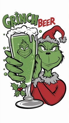 Grinch Beer: Frosty Pint Christmas Magic in a Can  Ever wondered what makes Christmas special for beer enthusiasts? Enter Grinch Beer, a festive brew that brings the holiday spirit right to your glass.  This unique beer is not just a drink; it’s a celebration of the season, blending traditional brewing excellence with a dash of Christmas magic. Grinch Fanart, Shirt Images, Barbie Miniatures, Sublimation Ideas Projects Inspiration, River Plate, Budget Binder, T Shirt Image, World Crafts, Grinch Christmas