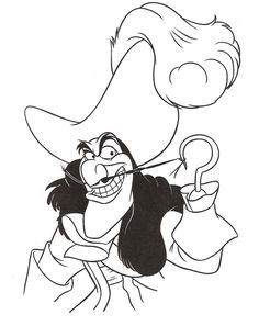 the character from disney's beauty and the beast is shown in this black and white drawing