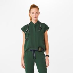 Official FIGS® Scrubs. Ridiculously Soft Scrubs Designed Just For You. Get Free Shipping On Orders $50+! Figs Scrubs Aesthetic, Medical Scrubs Outfit, Green Scrubs, Cute Scrubs, Scrubs Outfit, Black Scrubs, Figs Scrubs, British Racing Green, Medical Outfit