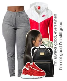 "Thirsty ||  PARTYNEXTDOOR" by heavensincere ❤ liked on Polyvore featuring NIKE and MICHAEL Michael Kors Up Girl