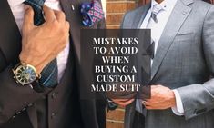 Getting custom-made clothing options can be challenging as well. Because we are doing common mistakes when buying custom made suit. Here we have shared a list of the most common mistakes that we need to avoid when purchasing. Just take a closer look at them. Expensive Suits, Pull Off, First Impression, Most Expensive, How To Wear, Clothes